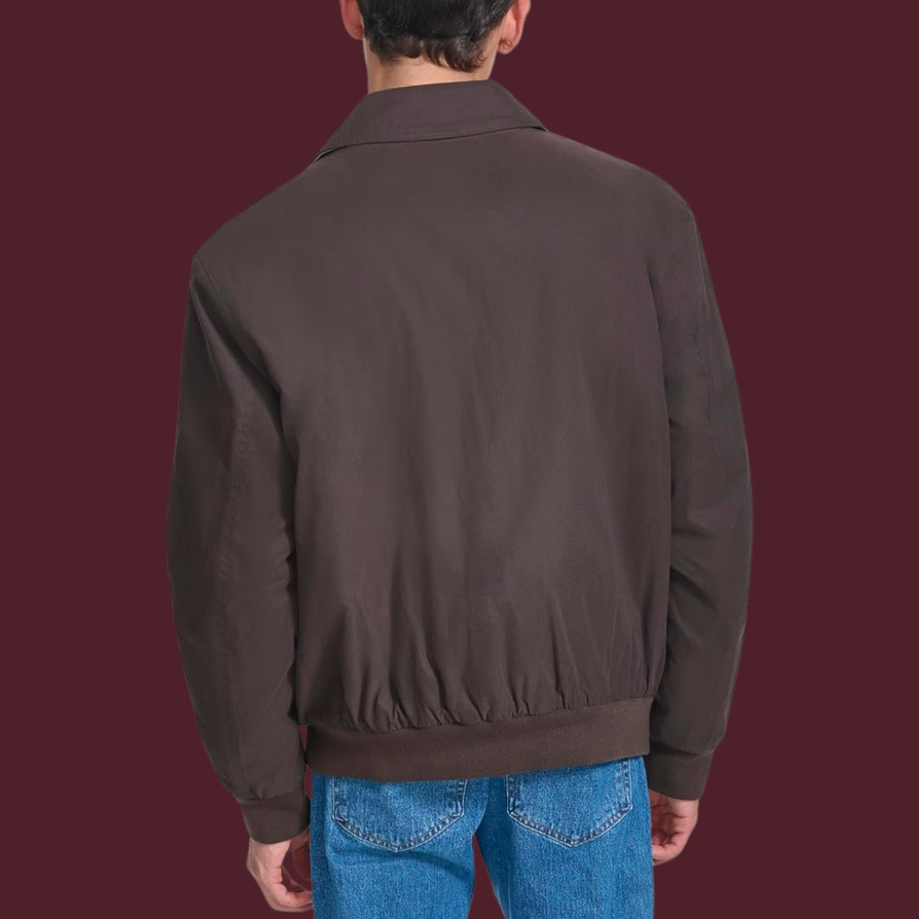 Sebastian – Klassische Übergangsjacke in Dunkelbraun