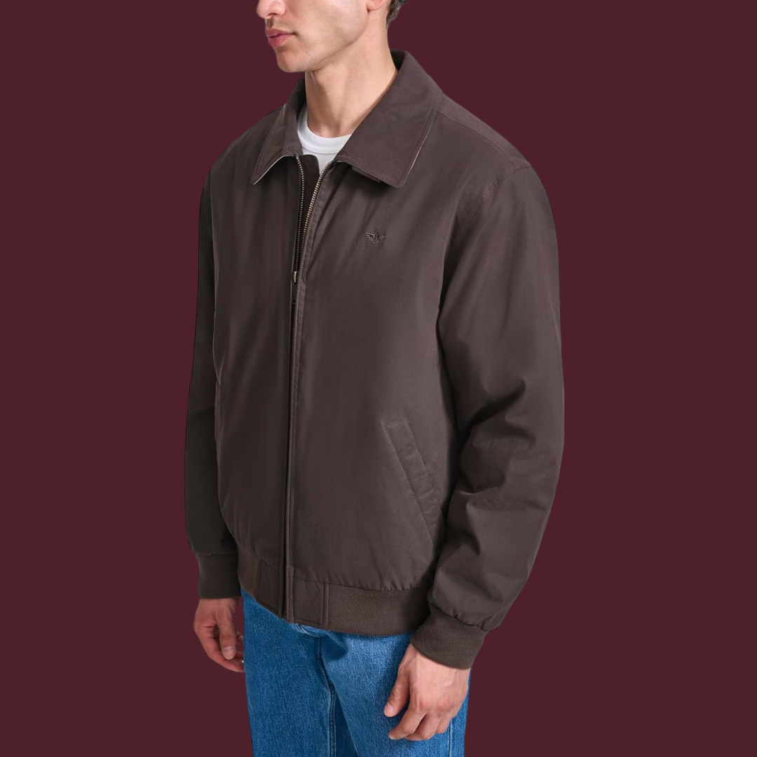 Sebastian – Klassische Übergangsjacke in Dunkelbraun