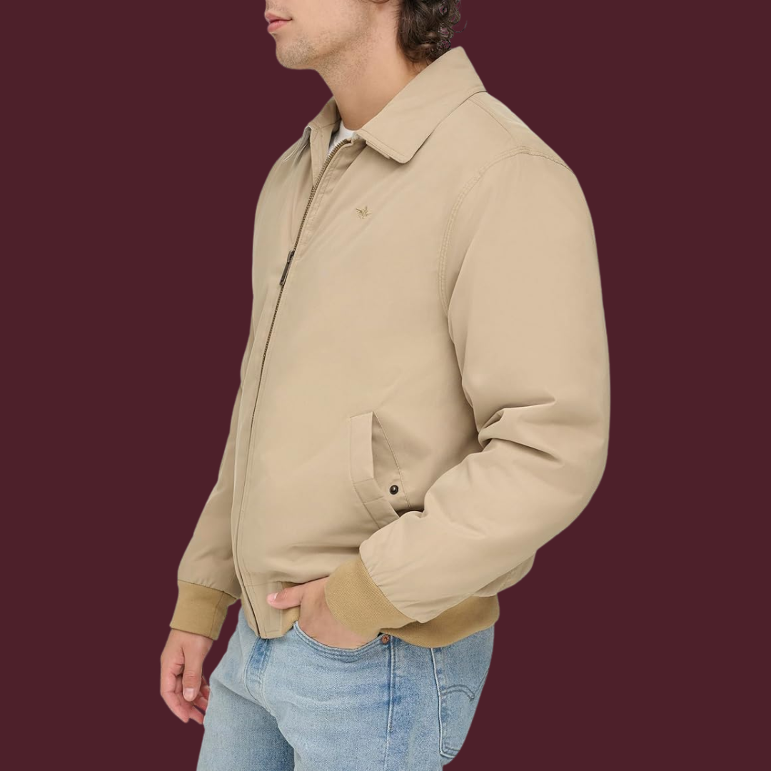 Julian – Leichte Harrington-Jacke in Beige