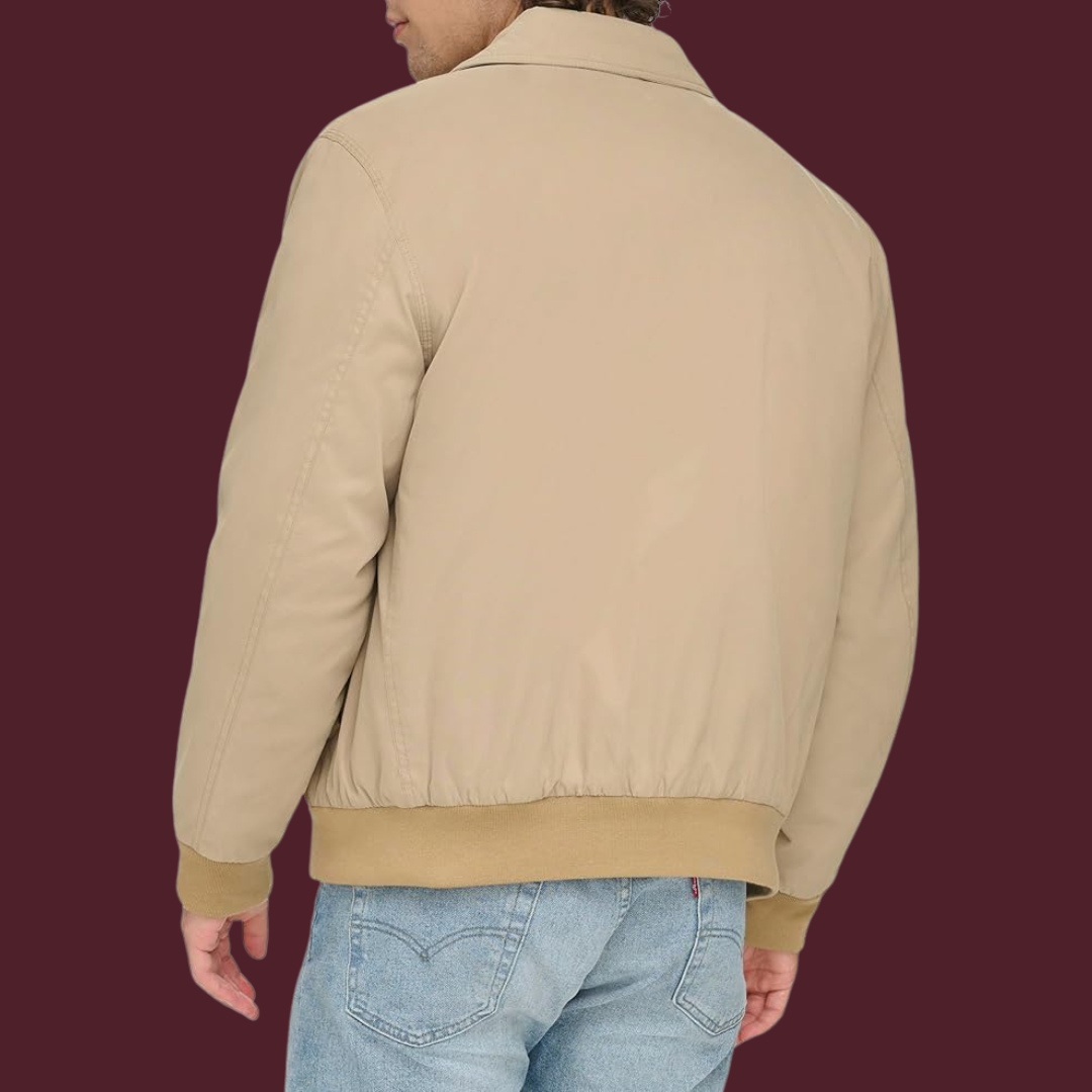 Julian – Leichte Harrington-Jacke in Beige