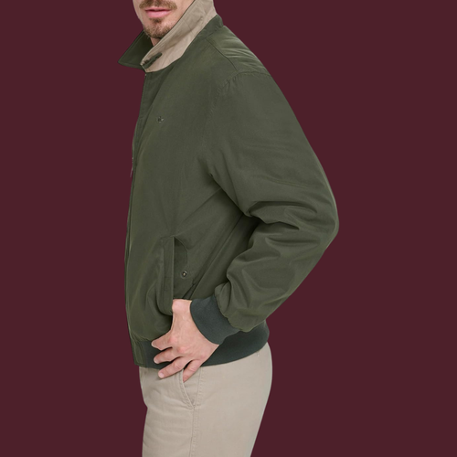 Felix – Moderne Übergangsjacke in Olivgrün
