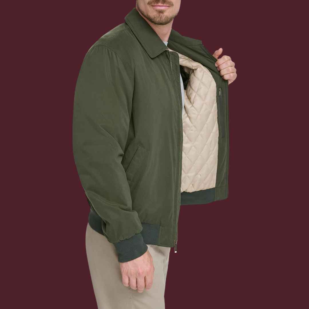 Felix – Moderne Übergangsjacke in Olivgrün