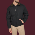 Maximilian – Klassische Übergangsjacke mit Kontrastkragen
