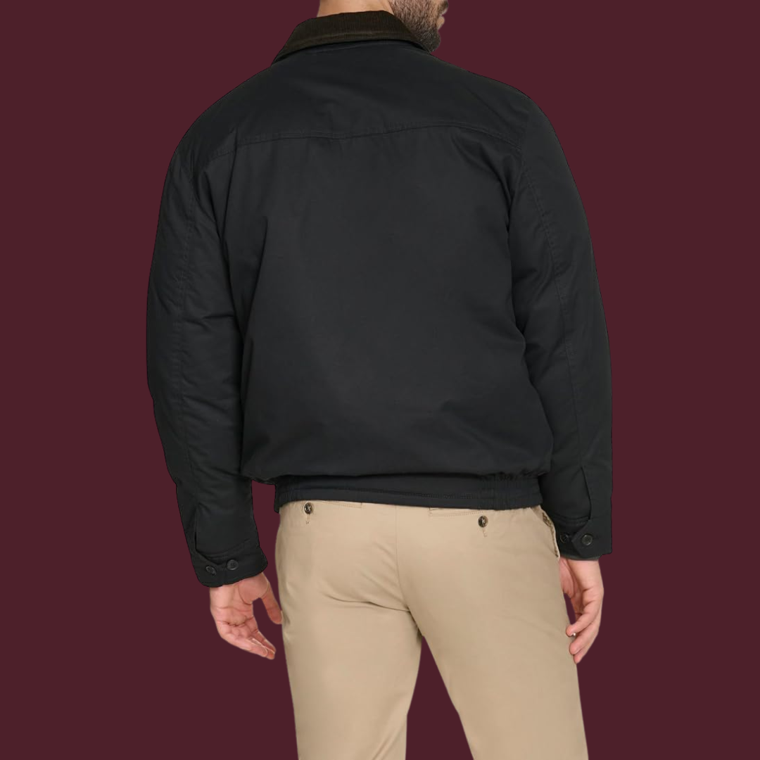 Maximilian – Klassische Übergangsjacke mit Kontrastkragen
